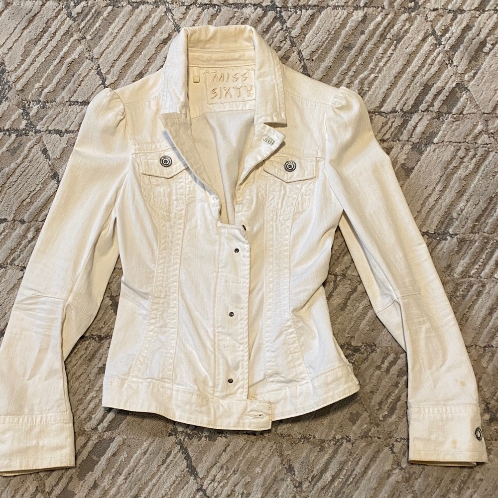 Miss Sixty Cream Jean Jacket